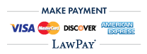 Visa, Discover, Mastercard, and American Express accepted
