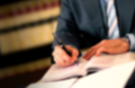 Person signing paperwork